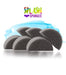 Splash Face Painting Sponges by Jest Paint - HALF MOON (6 pieces)