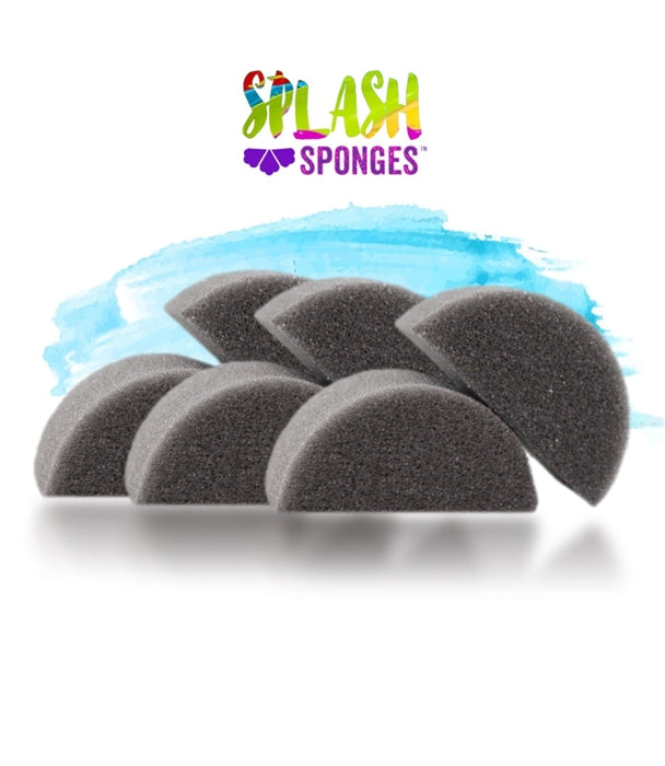 Splash Face Painting Sponges by Jest Paint - HALF MOON (6 pieces)