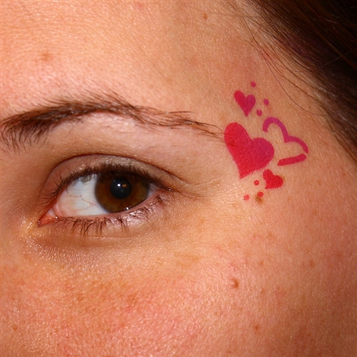 TAP 007 Face Painting Stencil - Hearts