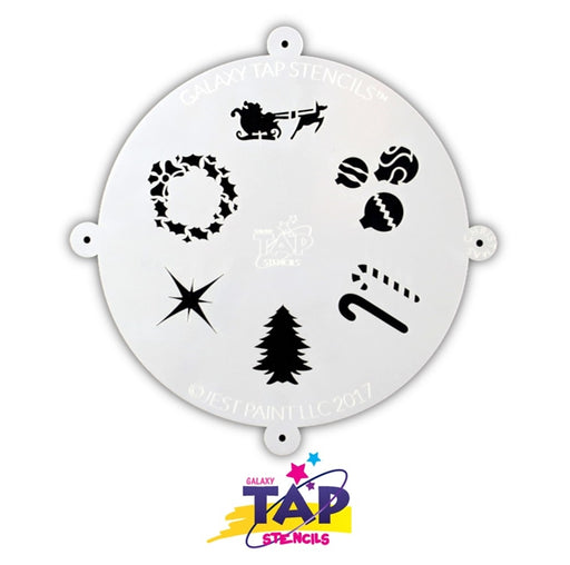 Galaxy TAP Face Painting Stencil - Christmas