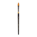 KingArt | Face Painting Brush - Original Gold® 9930 Series - Flat Pointy Golden Taklon - Oval Floral Petal #6