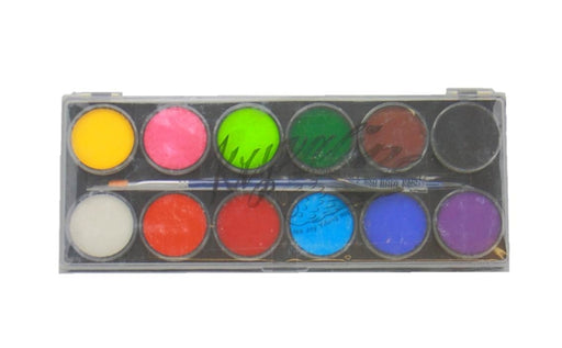 Kryvaline Face Paint (Reg Line) - Large 12 Color Essential Palette
