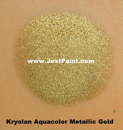 Kryolan Face Paint  Aquacolor - Metallic Gold - 1oz/30ML