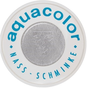 Kryolan Face Paint Aquacolor - Metallic Silver - 1oz/30ML