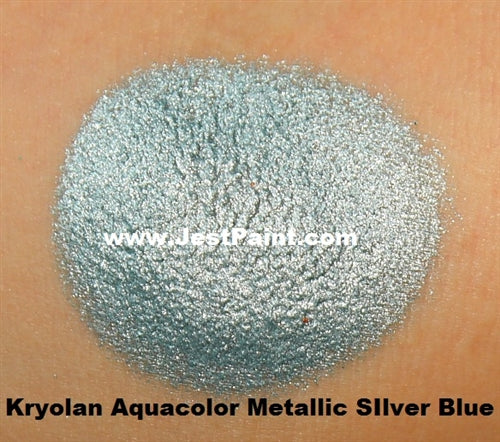 Kryolan Face Paint  Aquacolor - Metallic Silver Blue - 1oz/30ML DISCONTINUED