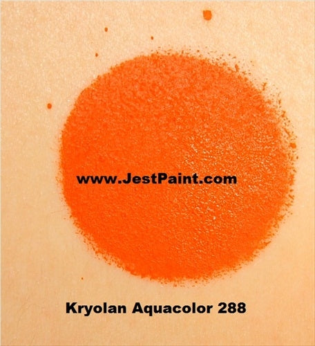 Kryolan Face Paint  Aquacolor - 288 (Orange) - 30ml
