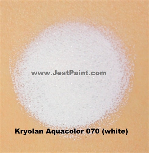 Kryolan Face Paint  Aquacolor - 070 (White) - 30ml