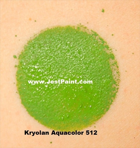 Kryolan Face Paint  Aquacolor - 512 (Medium Green) - 30ml