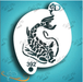 Diva Stencils | Face Painting Stencil | Koi Fish (000393)