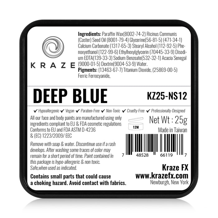 Kraze FX Face and Body Paints | Deep Blue 25gr