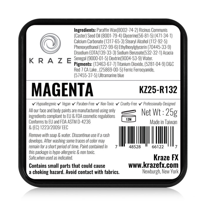 Kraze FX Face and Body Paints | Magenta 25gr