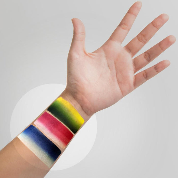 Kraze FX Face and Body Paints | Splash 12 One Stroke Split Cake Palette (6 gm each)