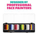 Kraze FX Face and Body Paints | Splash 6 One Stroke Split Cake Palette (6 gm each)