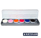 Kryolan Aquacolor Face Paints | Cosmetic Grade - DISCONTINUED - Neon/UV Dayglow Palette (Blue Box 20ml)