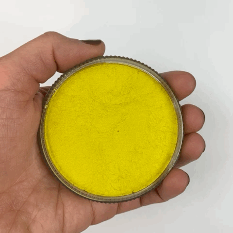 Kryvaline Face Paint Regular Line - Metallic Yellow 30gr