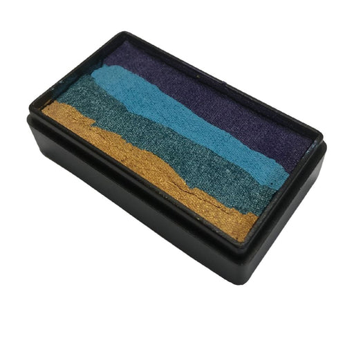 Kryvaline Paint Split Cake (Regular Line) - Small DUSK (Peacock Combo) 30gr