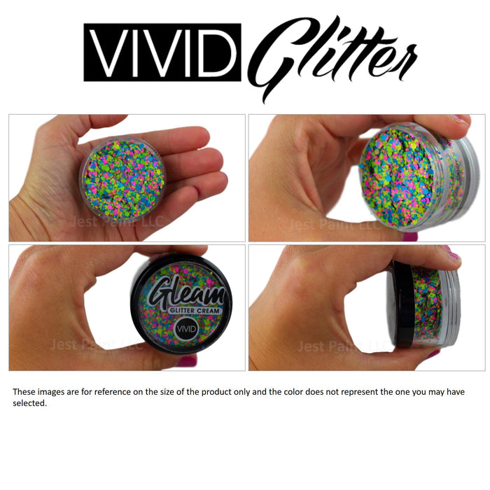 VIVID Glitter |  GLEAM Glitter Cream | Large HEAVEN (30gr)