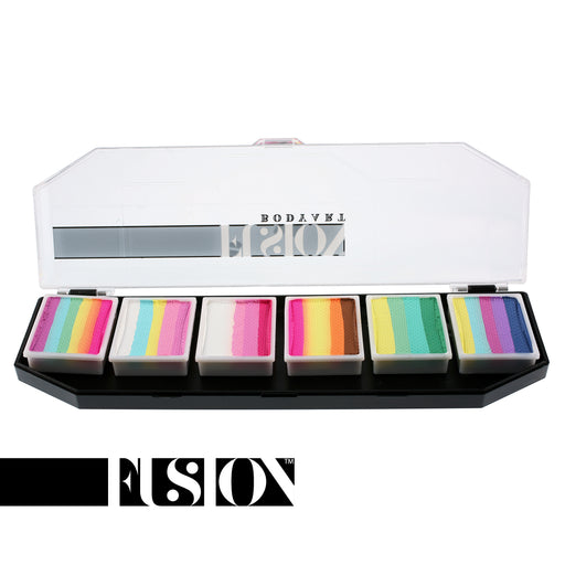 Fusion Body Art  - Lodie Up Face Painting Palette | Cute Pastel Rainbow