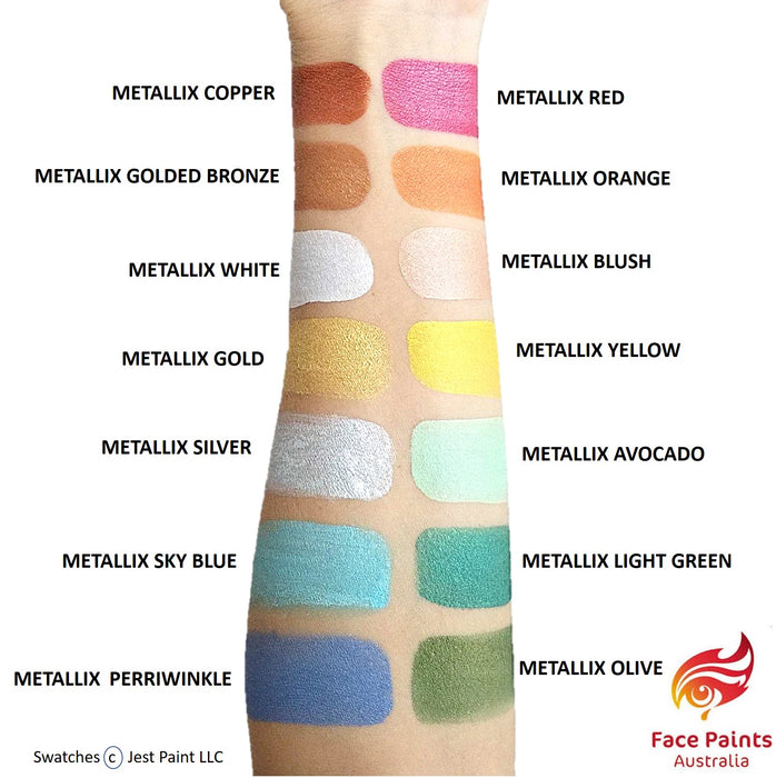 Face Paints Australia Face and Body Paint | Metallix Blush - 30gr