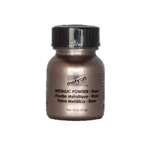 Mehron | Metallic Face Painting Powder -  Rose Gold - 0.75 oz
