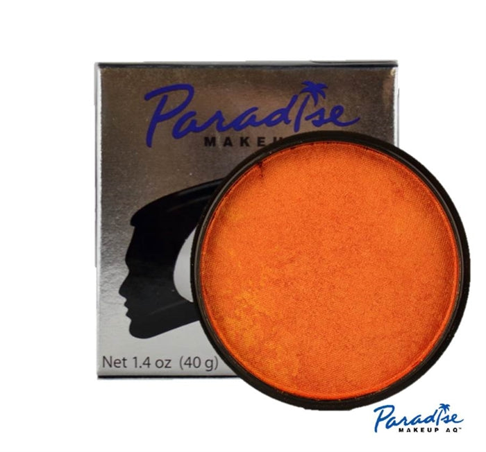 Paradise Face Paint By Mehron - Brilliant / Metallic Orange 40gr