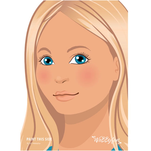 WABBY FUN | Face Painting Practice Board - A4 Side Facing 1 - CHARLIE