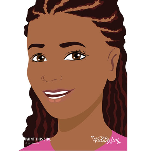 WABBY FUN | Face Painting Practice Board - A4 Side Facing 1 - HANNAH