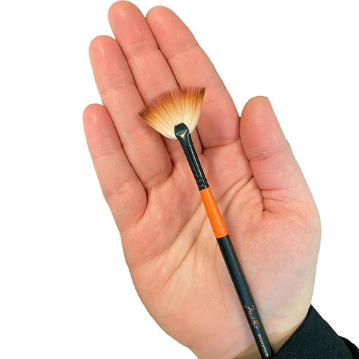 Mehron Face Painting Brush | Mark Reid Signature - Fan Brush 1 1/4" spread (F-20)