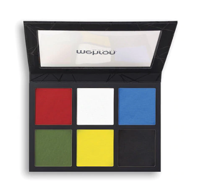 EDGE Face Paint and Body Make Up by Mehron | Large 6 Color Basic Palette