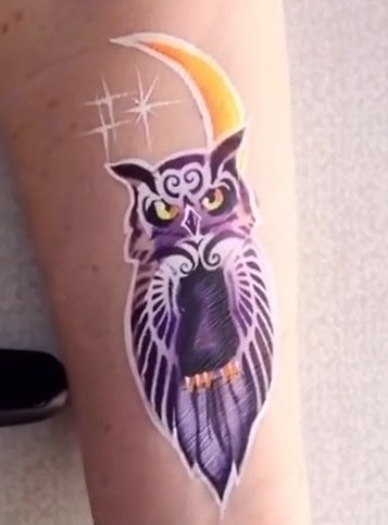 MILENA STENCILS | Face Painting Stencil -  (Long Wings)  O8