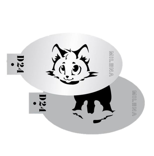MILENA STENCILS | Face Painting Stencils -  (Kitty Cat Set)  D24