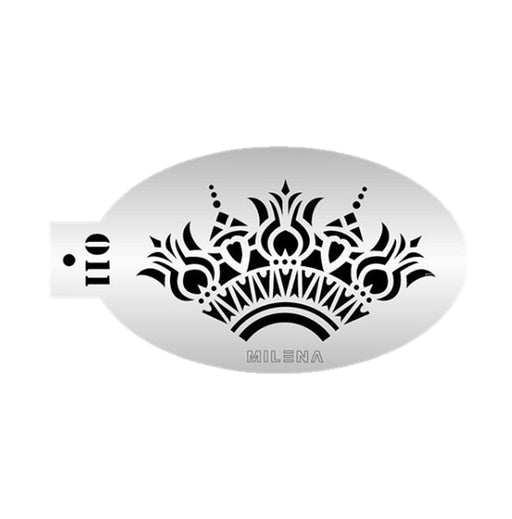 MILENA STENCILS | Face Painting Stencil -  (Royal Crown)  O11
