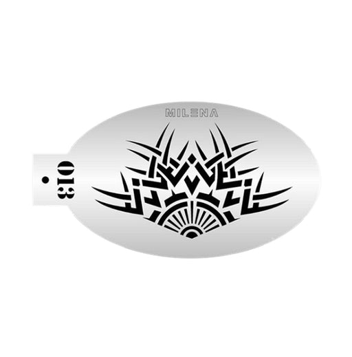 MILENA STENCILS | Face Painting Stencil -  (Tribal Crown)  O13