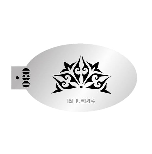 MILENA STENCILS | Face Painting Stencil - (Elegant Centerpiece)  030