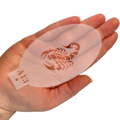 MILENA STENCILS | Face Painting Stencil -  (Scorpion)  A13