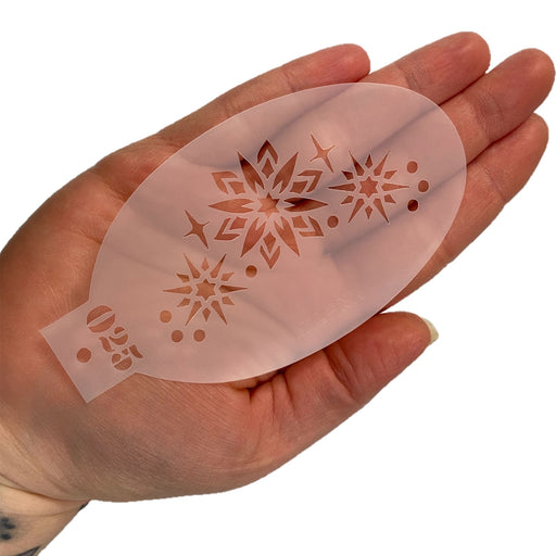 MILENA STENCILS | Face Painting Stencil -  (Snowflakes)  O25