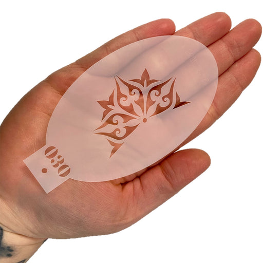 MILENA STENCILS | Face Painting Stencil - (Elegant Centerpiece)  030