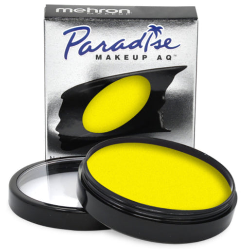 Paradise FX Paint By Mehron | NEON UV GLOW - (Yellow) STARDUST 40gr (Non-Cosmetic Special FX)