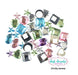Jest Jewelz - Sticky Gems - Pastel Colors (Peel and Stick -  2 Tablespoons Approx 100 pcs.)