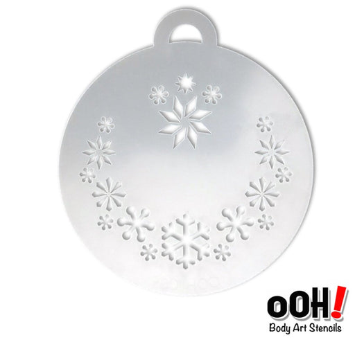 Ooh! Face Painting Stencil | Snowflake Flip #2 (C06)