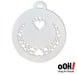 Ooh! Face Painting Stencil | Heart Flips (C02)