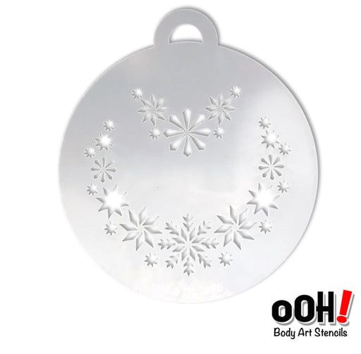 Ooh! Face Painting Stencil | Snowflake Flip #1 (C05)