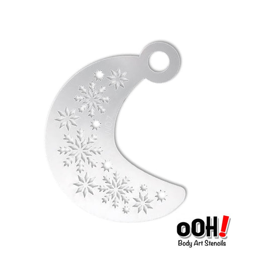 Ooh! Face Painting Stencil | Snowflake Wrap #1 (W07)