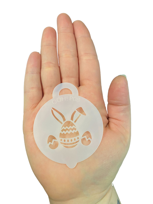 Ooh! Face Painting Stencil Easter Bunny Egg Petite (P08) — Jest Paint