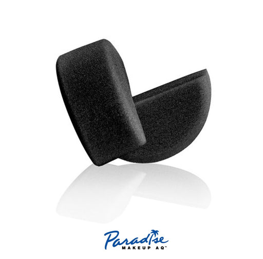 Paradise Sponges By Mehron - Black Face Painting Sponges - 2 Halves