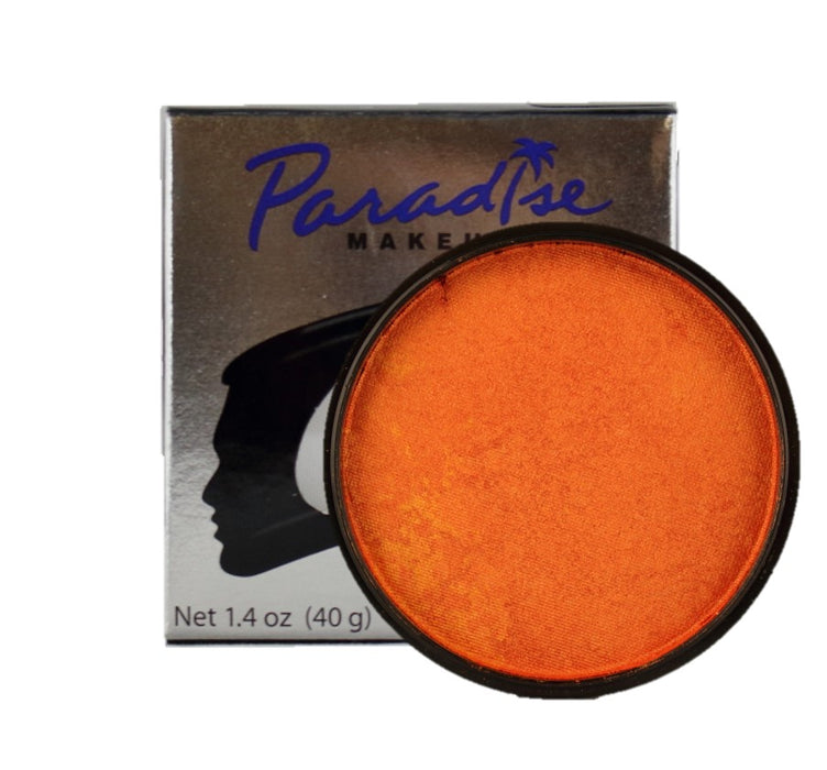 Paradise Face Paint By Mehron - Brilliant / Metallic Orange 40gr