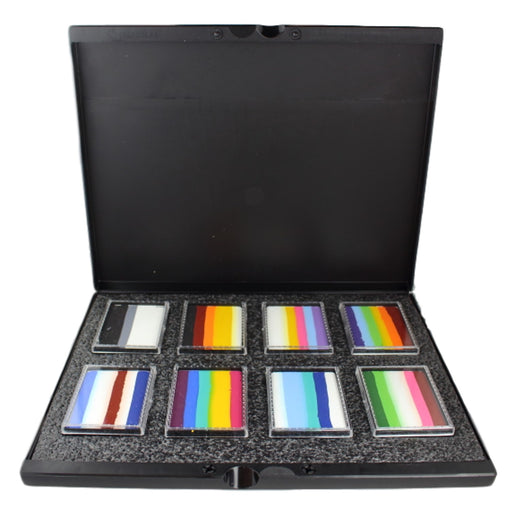 Paradise Face Paint By Mehron  Prisma BlendSet Pro Palette - 8 Cakes - DISCONTINUED