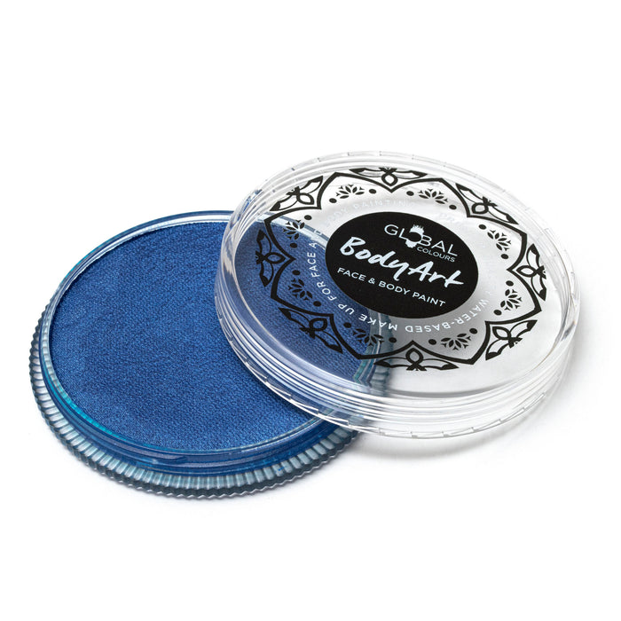 Global Body Art Face Paint | NEW  Pearl Deep Blue 32gr