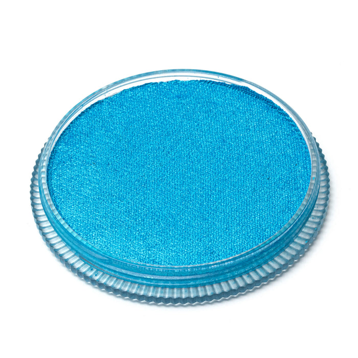 Global Body Art Face Paint | NEW  Pearl Mediterranean Blue 32gr