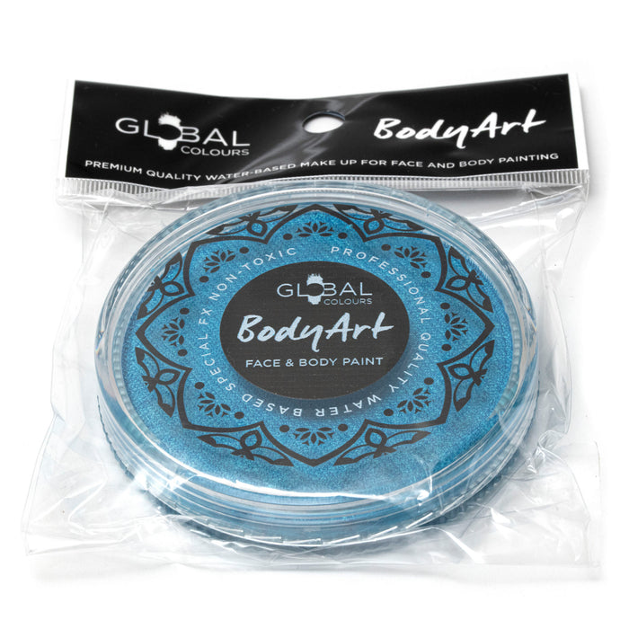 Global Body Art Face Paint | NEW  Pearl Mediterranean Blue 32gr